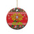 Personalized Portugal Christmas Ceramic Ornament Coat Of Arms - Feliz Natal - Wonder Print Shop