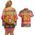 Personalized Portugal Christmas Couples Matching Off Shoulder Short Dress and Hawaiian Shirt Coat Of Arms - Feliz Natal - Wonder Print Shop