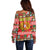 Personalized Portugal Christmas Off Shoulder Sweater Coat Of Arms - Feliz Natal - Wonder Print Shop