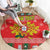 Personalized Portugal Christmas Round Carpet Coat Of Arms - Feliz Natal