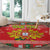 Personalized Portugal Christmas Round Carpet Coat Of Arms - Feliz Natal