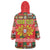 Personalized Portugal Christmas Wearable Blanket Hoodie Coat Of Arms - Feliz Natal - Wonder Print Shop