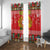 Personalized Portugal Christmas Window Curtain Coat Of Arms - Feliz Natal - Wonder Print Shop