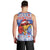 Personalized Puerto Rico Christmas Men Tank Top Coqui With Red Maga Flower - Wonder Print Shop