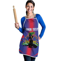 Haiti Pride Personalized Apron Neg Marron Haitian Heritage - Wonder Print Shop
