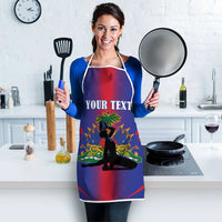 Haiti Pride Personalized Apron Neg Marron Haitian Heritage - Wonder Print Shop