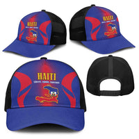 Haiti Pride Baseball Net Cap Neg Marron Haitian Heritage - Wonder Print Shop