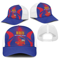 Haiti Pride Baseball Net Cap Neg Marron Haitian Heritage - Wonder Print Shop