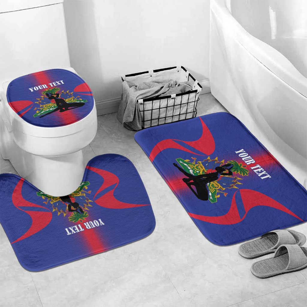 Haiti Pride Personalized Bathroom Set Neg Marron Haitian Heritage - Wonder Print Shop