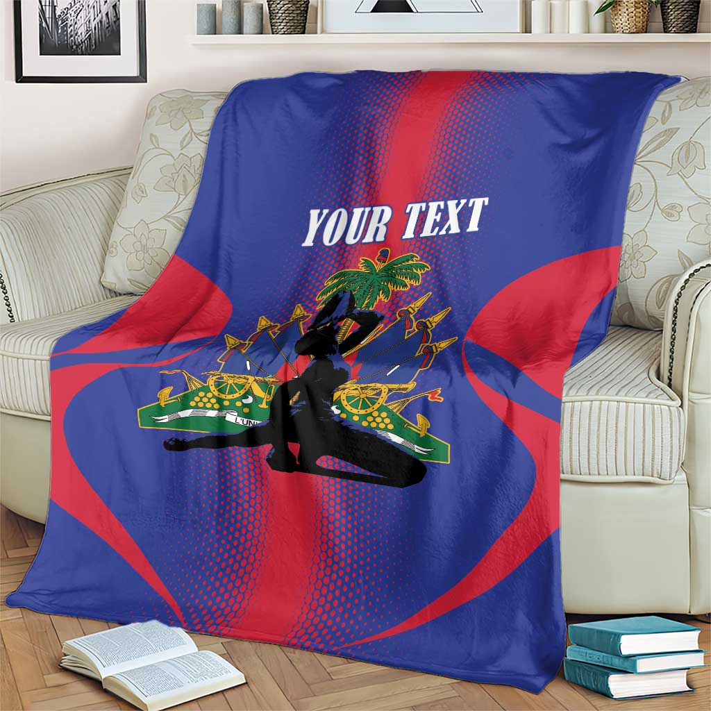 Haiti Pride Personalized Blanket Neg Marron Haitian Heritage - Wonder Print Shop