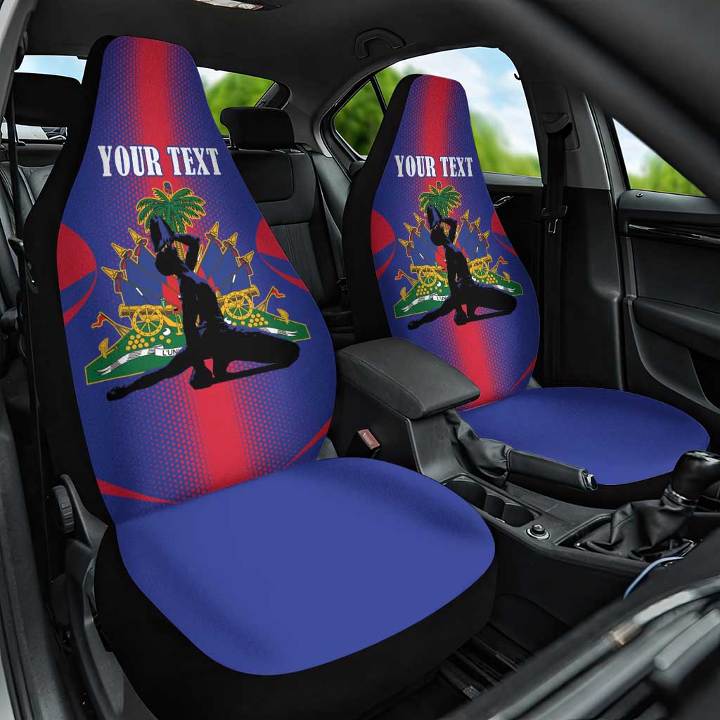 Haiti Pride Personalized Car Seat Cover Neg Marron Haitian Heritage - Wonder Print Shop