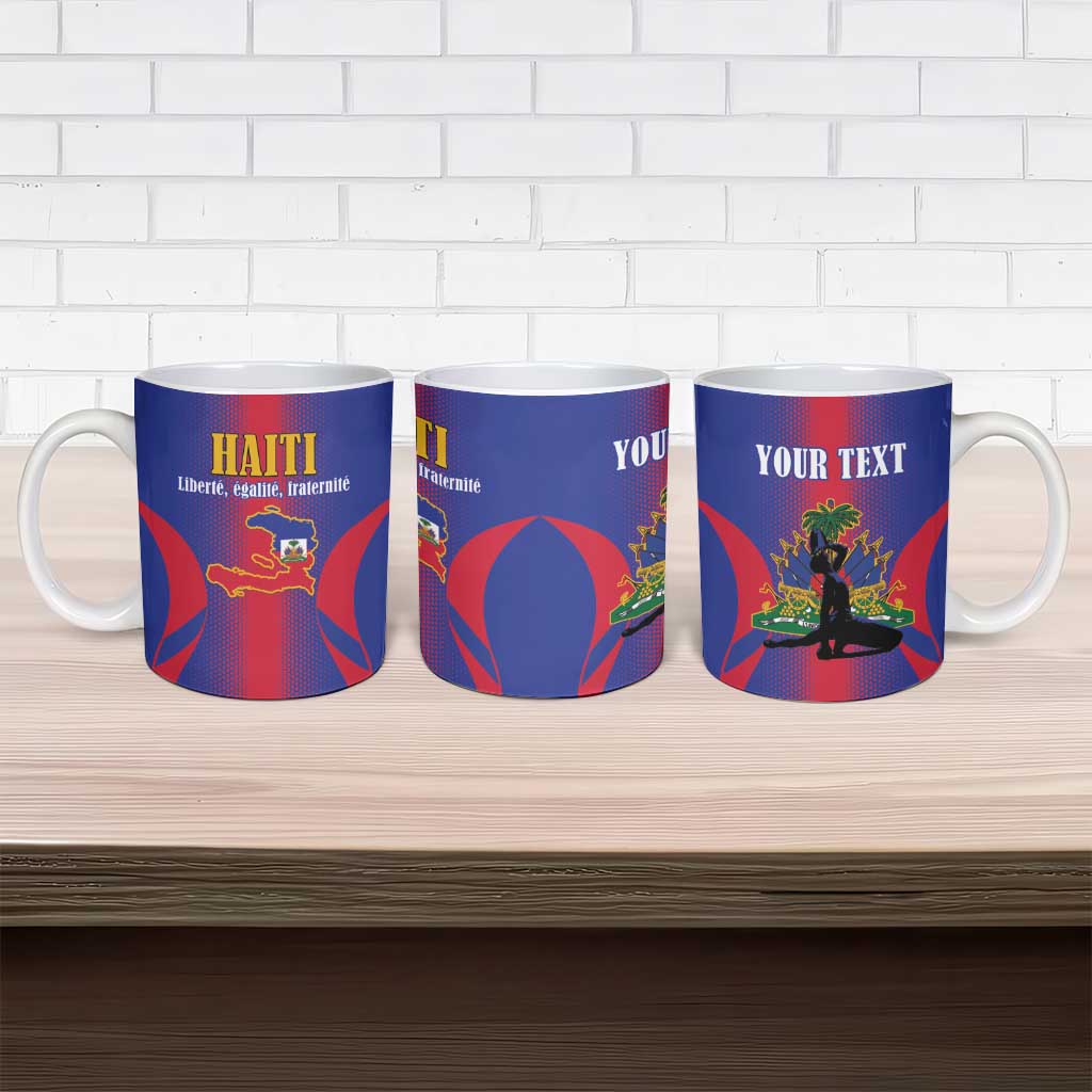 Haiti Pride Personalized Ceramic Mug Neg Marron Haitian Heritage - Wonder Print Shop
