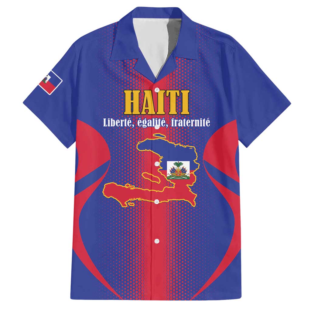 Haiti Pride Personalized Hawaiian Shirt Neg Marron Haitian Heritage - Wonder Print Shop