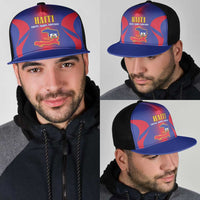 Haiti Pride Mesh Trucker Cap Neg Marron Haitian Heritage - Wonder Print Shop