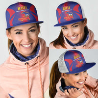 Haiti Pride Mesh Trucker Cap Neg Marron Haitian Heritage - Wonder Print Shop