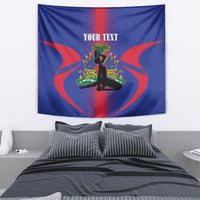 Haiti Pride Personalized Tapestry Neg Marron Haitian Heritage - Wonder Print Shop
