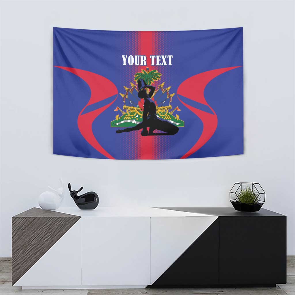 Haiti Pride Personalized Tapestry Neg Marron Haitian Heritage - Wonder Print Shop