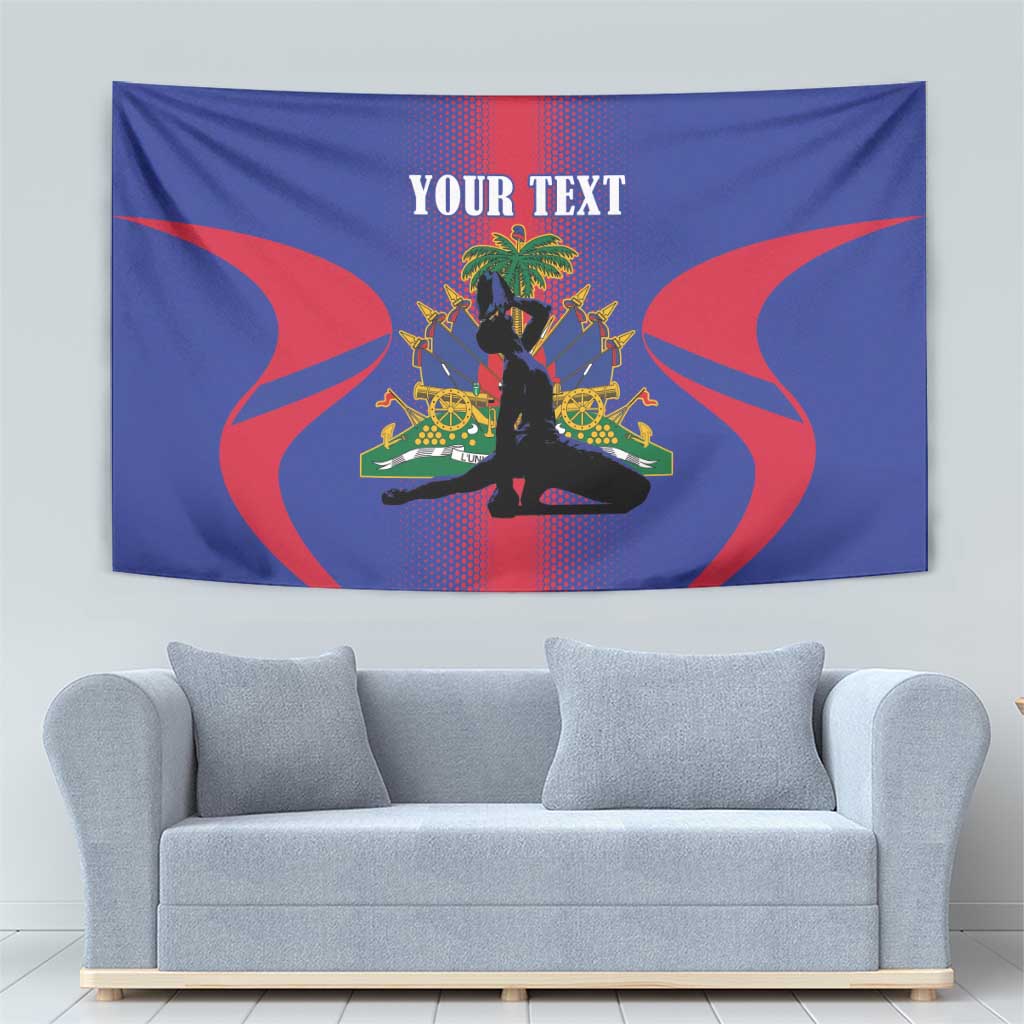 Haiti Pride Personalized Tapestry Neg Marron Haitian Heritage - Wonder Print Shop