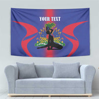 Haiti Pride Personalized Tapestry Neg Marron Haitian Heritage - Wonder Print Shop