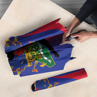 Haiti Pride Personalized Umbrella Neg Marron Haitian Heritage - Wonder Print Shop