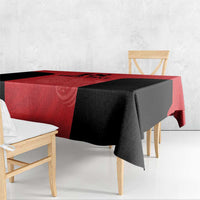 Custom Albania Football Pride Tablecloth Kuqezinjte Eagle Red Version - Wonder Print Shop