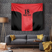 Custom Albania Football Pride Tapestry Kuqezinjte Eagle Red Version - Wonder Print Shop