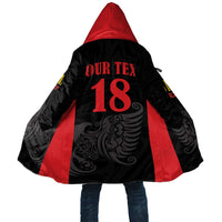 Custom Albania Football Pride Cloak Kuqezinjte Eagle Black Version - Wonder Print Shop