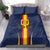 Custom Spain Football Bedding Set La Roja With Carnation Pattern