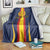 Custom Spain Football Blanket La Roja With Carnation Pattern