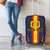 Custom Spain Football Luggage Cover La Roja With Carnation Pattern