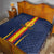 Custom Spain Football Quilt La Roja With Carnation Pattern