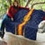 Custom Spain Football Quilt La Roja With Carnation Pattern