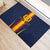 Custom Spain Football Rubber Doormat La Roja With Carnation Pattern