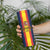 Custom Spain Football Skinny Tumbler La Roja With Carnation Pattern