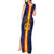 Custom Spain Football Tank Maxi Dress La Roja With Carnation Pattern