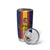 Custom Spain Football Tumbler Cup La Roja With Carnation Pattern