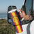 Custom Spain Football Tumbler With Handle La Roja With Carnation Pattern