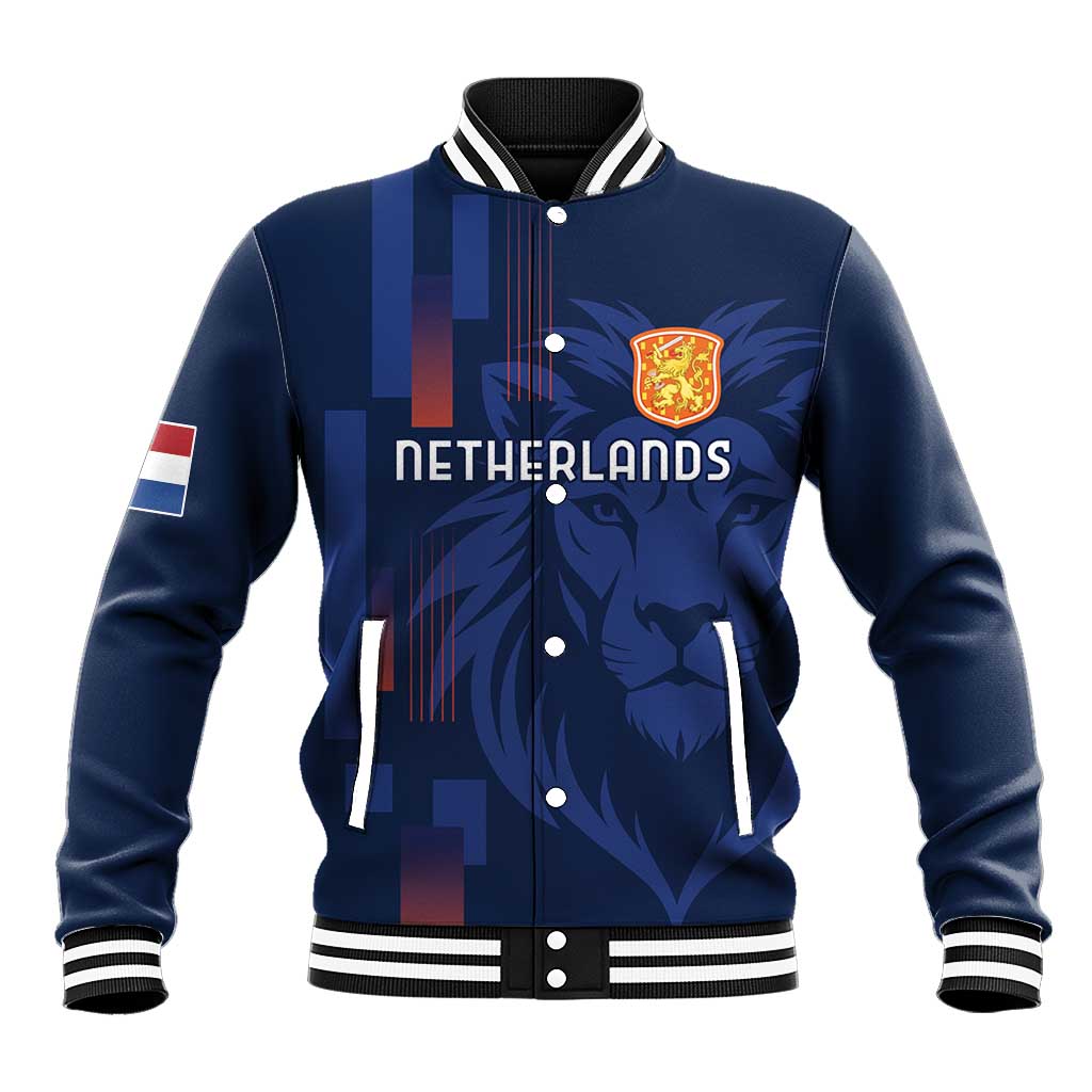 Netherlands Football Baseball Jacket Lion Head Simply Het Nederlands Elftal