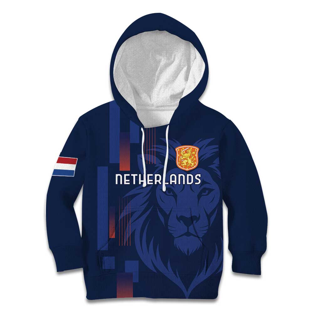 Netherlands Football Kid Hoodie Lion Head Simply Het Nederlands Elftal