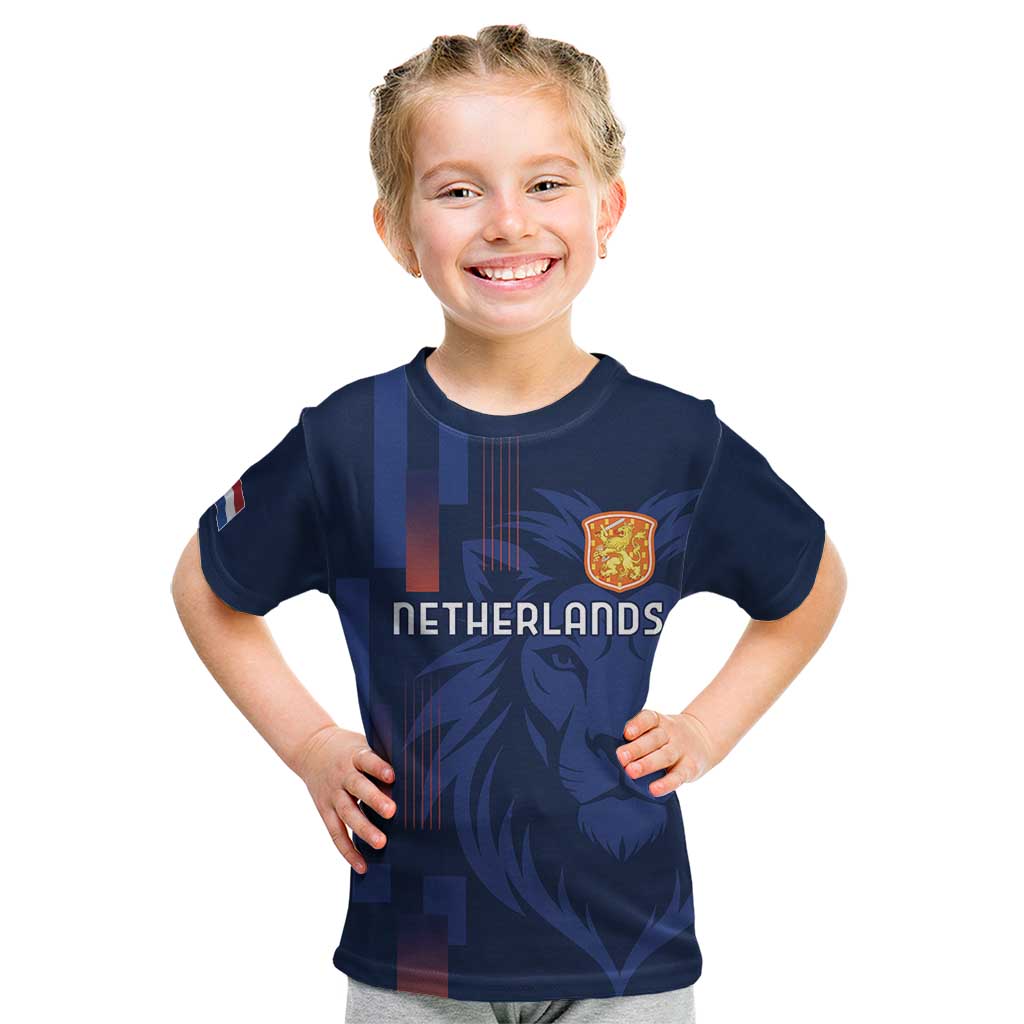 Netherlands Football Kid T Shirt Lion Head Simply Het Nederlands Elftal