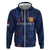 Netherlands Football Zip Hoodie Lion Head Simply Het Nederlands Elftal