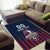 Custom France Football Area Rug Les Bleus Gallic Rooster