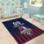 Custom France Football Area Rug Les Bleus Gallic Rooster