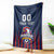 Custom France Football Blanket Les Bleus Gallic Rooster