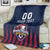 Custom France Football Blanket Les Bleus Gallic Rooster