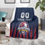 Custom France Football Blanket Les Bleus Gallic Rooster