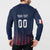 Custom France Football Button Sweatshirt Les Bleus Gallic Rooster