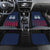 Custom France Football Car Mats Les Bleus Gallic Rooster