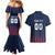 Custom France Football Couples Matching Mermaid Dress and Hawaiian Shirt Les Bleus Gallic Rooster