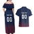 Custom France Football Couples Matching Off Shoulder Maxi Dress and Hawaiian Shirt Les Bleus Gallic Rooster